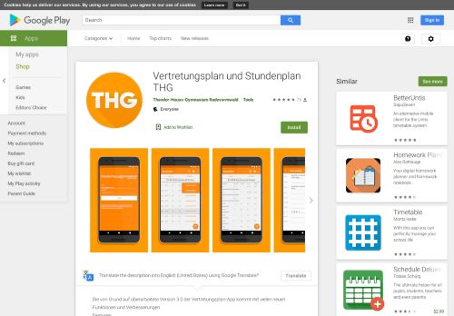 
                            10. Vertretungsplan und Stundenplan THG – Android-Apps auf Google Play