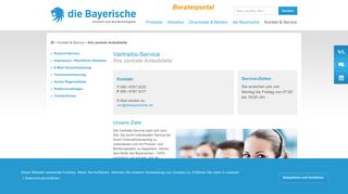 
                            5. Vertriebs-Service der Bayerischen - Die Bayerische