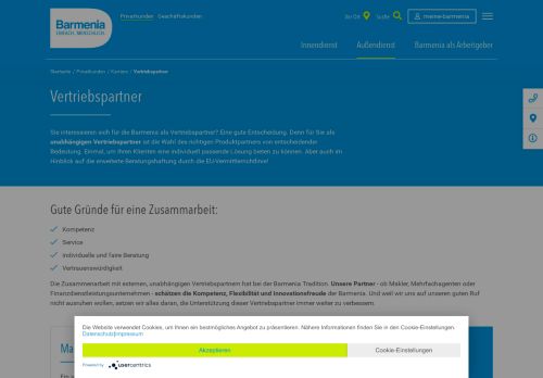 
                            4. Vertriebspartner - Barmenia Versicherungen