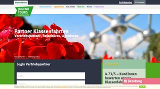 
                            11. Vertriebspartner für Klassenfahrten – jugendtours