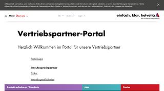 
                            9. Vertriebspartner-Portal | Helvetia.ch
