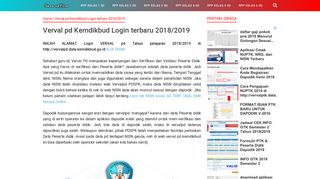 
                            8. Verval pd Kemdikbud Login terbaru 2018/2019 - Info Guru Terbaru