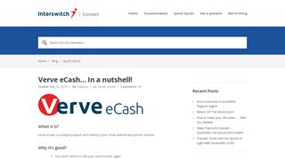 
                            6. Verve eCash… In a nutshell! – InterSwitch Connect