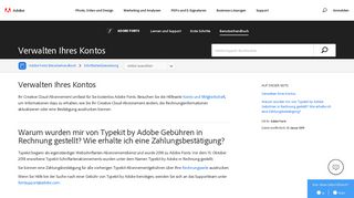 
                            6. Verwalten Ihres Kontos - Adobe Help Center