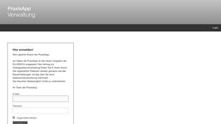 
                            2. Verwaltung PraxisApp