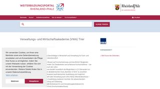 
                            8. Verwaltungs- und Wirtschaftsakademie (VWA) Trier in Trier ...