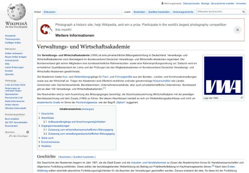 
                            11. Verwaltungs- und Wirtschaftsakademie – Wikipedia