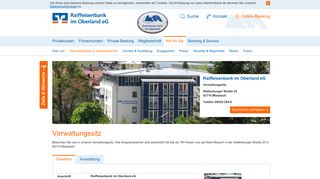 
                            6. Verwaltungssitz - Raiffeisenbank im Oberland eG