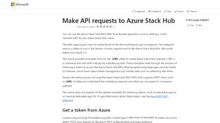 
                            4. Verwenden der Azure Stack-API | Microsoft Docs