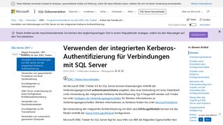 
                            3. Verwenden der integrierten Kerberos-Authentifizierung für ...