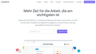 
                            5. Verwenden Sie Asana, um die Arbeit, Projekte und Aufgaben Ihres ...