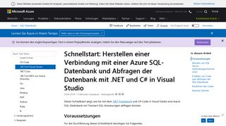 
                            10. Verwenden von Visual Studio mit .NET und C# zum Abfragen der ...