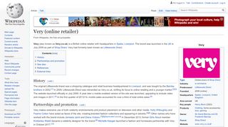 
                            13. Very (online retailer) - Wikipedia