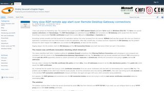 
                            6. Very slow RDP remote app start over Remote Desktop Gateway ...