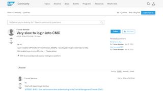 
                            9. Very slow to login into CMC - archive SAP