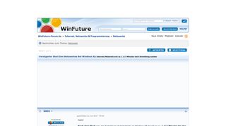 
                            1. Verzögerter Start Des Netzwerkes Bei Windows Xp - WinFuture-Forum.de