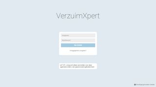 
                            1. VerzuimXpert - Inloggegevens vergeten?