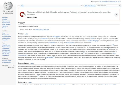 
                            4. Vessyl - Wikipedia