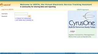 
                            12. VESTA: Log in