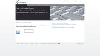 
                            11. vesteda.com - Your registration (login)