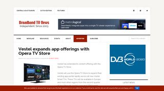 
                            5. Vestel expands app offerings with Opera TV Store - Broadband TV News