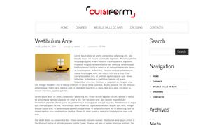 
                            10. Vestibulum ante - CuisiForm