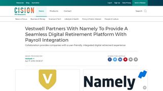 
                            8. Vestwell Partners With Namely To Provide A Seamless Digital ...