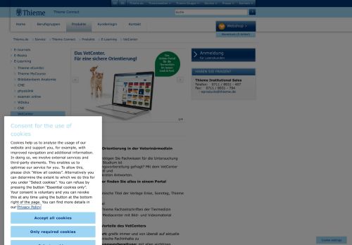 
                            2. VetCenter - Thieme Connect - E-Learning - Thieme Gruppe