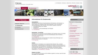 
                            7. Vetmeduni Vienna : IT-Services : Für Studierende