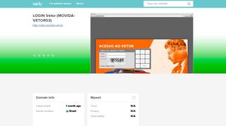 
                            11. vetor.movida.com.br - LOGIN Vetor (MOVIDA-VETOR03) - Vetor ...