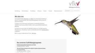 
                            2. VFKV Startseite mit aktuellen Terminen und Aus- und ...