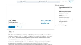 
                            12. VFS Global | LinkedIn