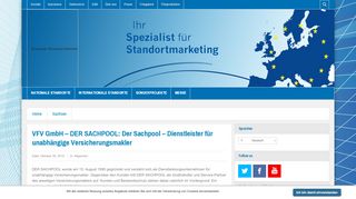 
                            8. VFV GmbH – DER SACHPOOL: Der Sachpool – Dienstleister für ...