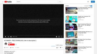 
                            5. VG MINER - FREE DOWNLOAD ( link in description ) - YouTube