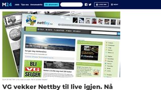 
                            3. VG vekker Nettby til live igjen. Nå kommer alle dine gamle bilder og ...