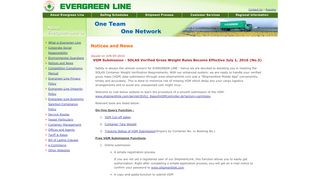 
                            2. VGM Submission - EVERGREEN LINE