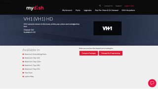 
                            12. VH1 (VH1) on DISH | MyDISH Station Details