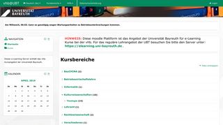 
                            3. vhb e-Learning Server der Universität Bayreuth