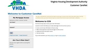 
                            12. VHDA - Customer CareNet