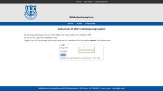 
                            5. VHG`s Selvbetjeningssystem