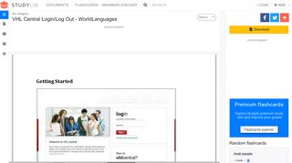 
                            12. VHL Central Login/Log Out - WorldLanguages - studylib.net