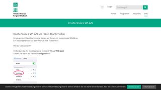 
                            6. VHS Bergisch Gladbach: Kostenloses WLAN