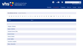 
                            6. VHS Vaterstetten: Unsere Dozenten