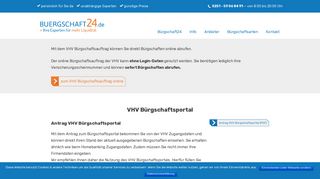 
                            7. VHV Bürgschaftsauftrag - Bürgschaft24.de