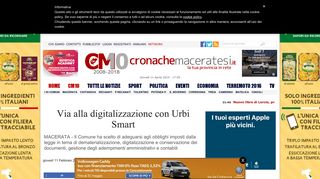 
                            11. Via alla digitalizzazione con Urbi Smart | Cronache Maceratesi