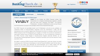 
                            13. VIABUY | BankingCheck.de