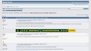 
                            13. Viabuy customer service not available ! (What to do ?) - Bitcointalk