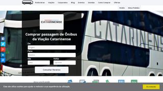 
                            8. Viação Catarinense | Passagem de Ônibus | Rodoviariaonline