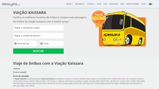 
                            8. Viação Kaissara - Passagem de Ônibus [Parceiro oficial] | Brasil By Bus