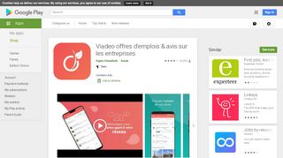 
                            6. Viadeo, offres d'emploi & avis sur les entreprises - App su Google Play